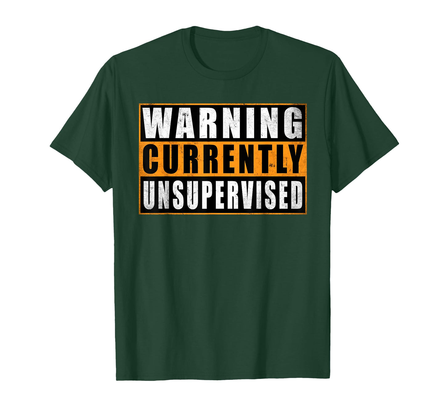 Warning Currently Unsupervised Funny Quotes Father's Day T-Shirt