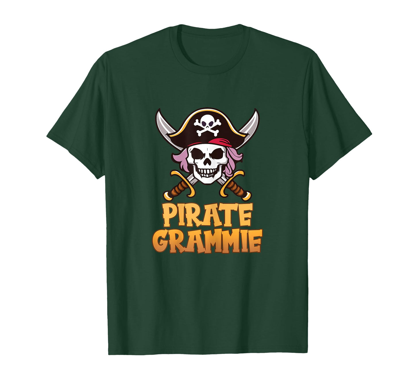 Pirate Grammie Funny Captain Grandma Halloween Costume T-Shirt
