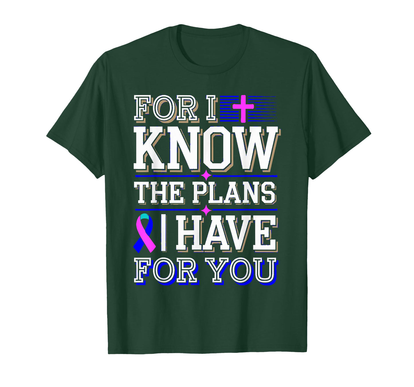Know The Plans For You Thyroid Cancer Awareness T-Shirt