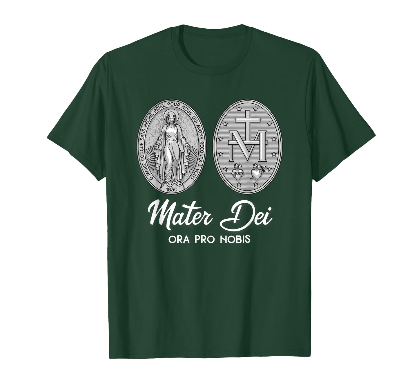 Miraculous Medal Marian Our Lady Catholic T-Shirt