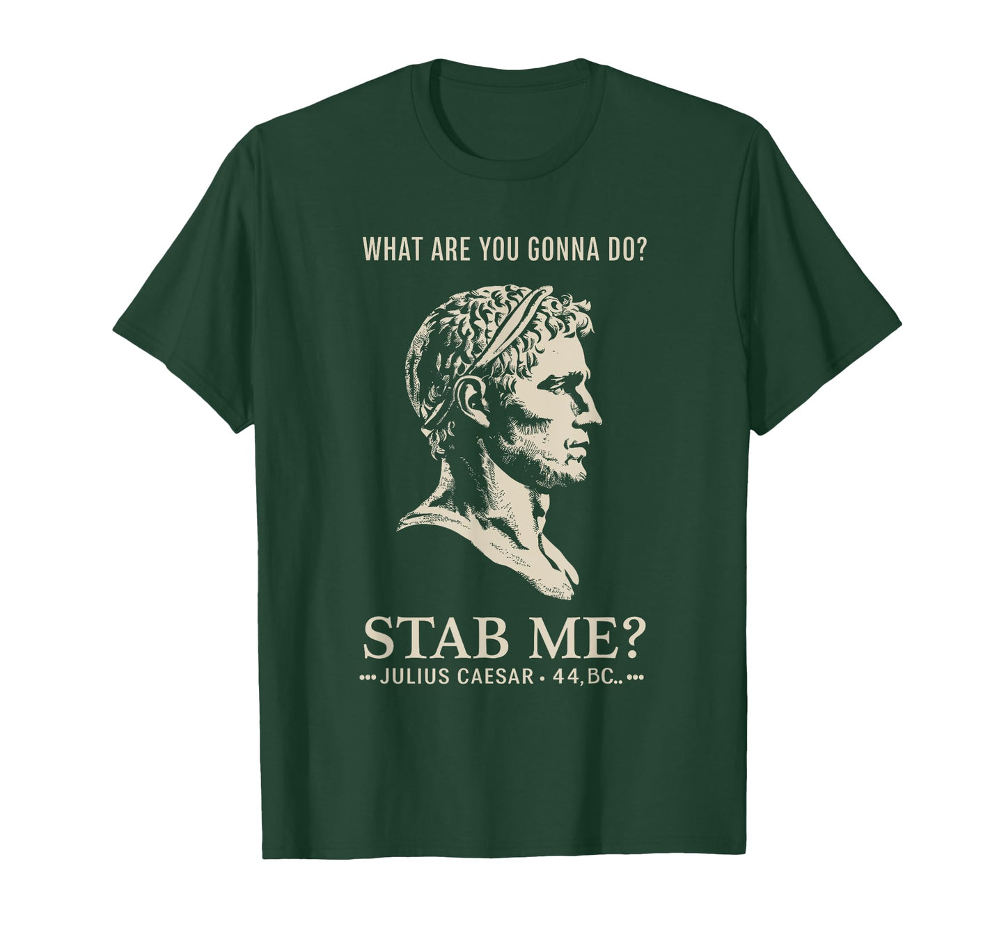 Julius Caesar Stab Me Historical Humor, Roman Empire Meme T-Shirt