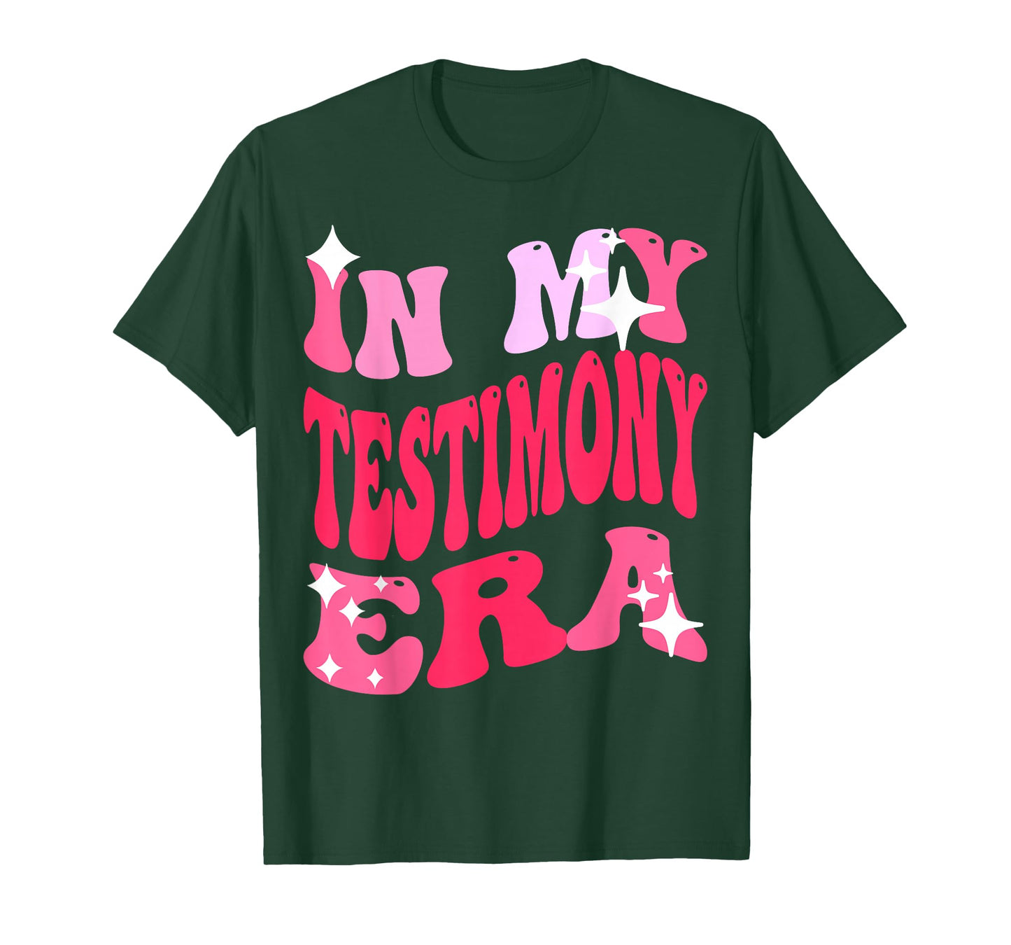 in My Testimony era Christian Faith T-Shirt