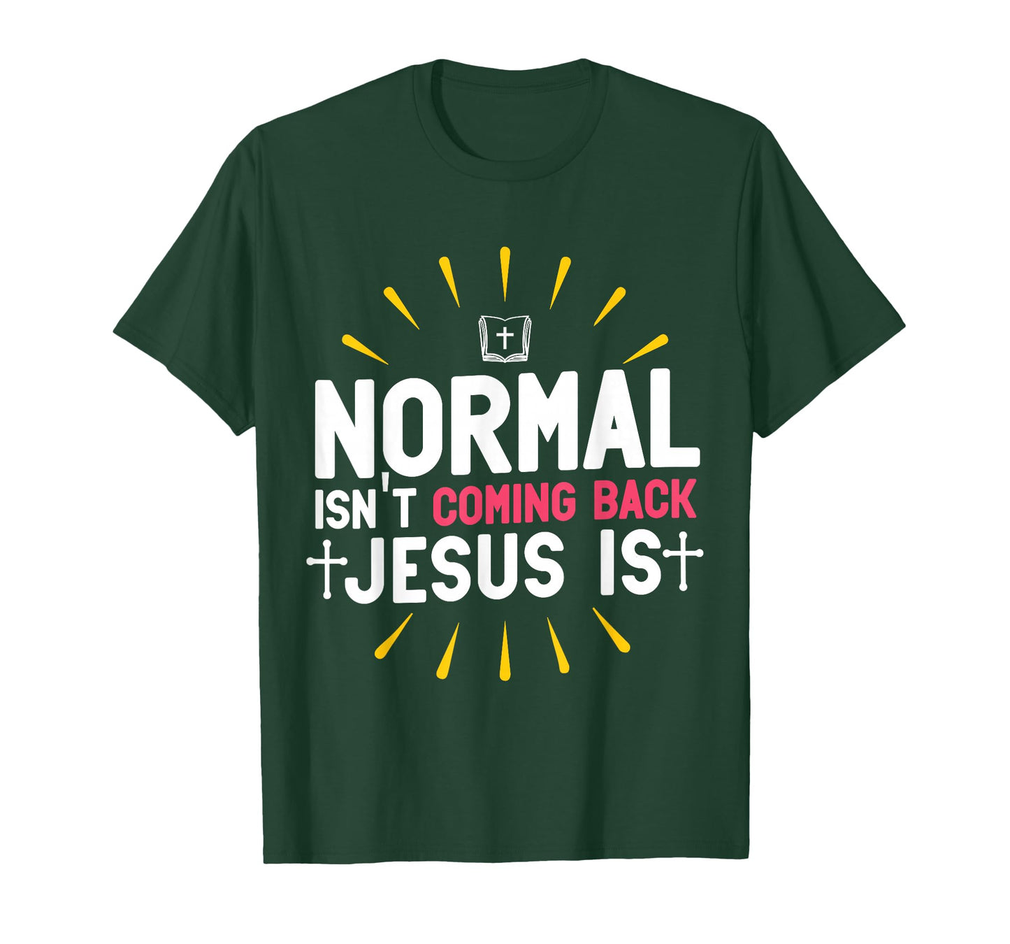 Normal Isn't Coming Back Jesus Is Christian Believer T-Shirt