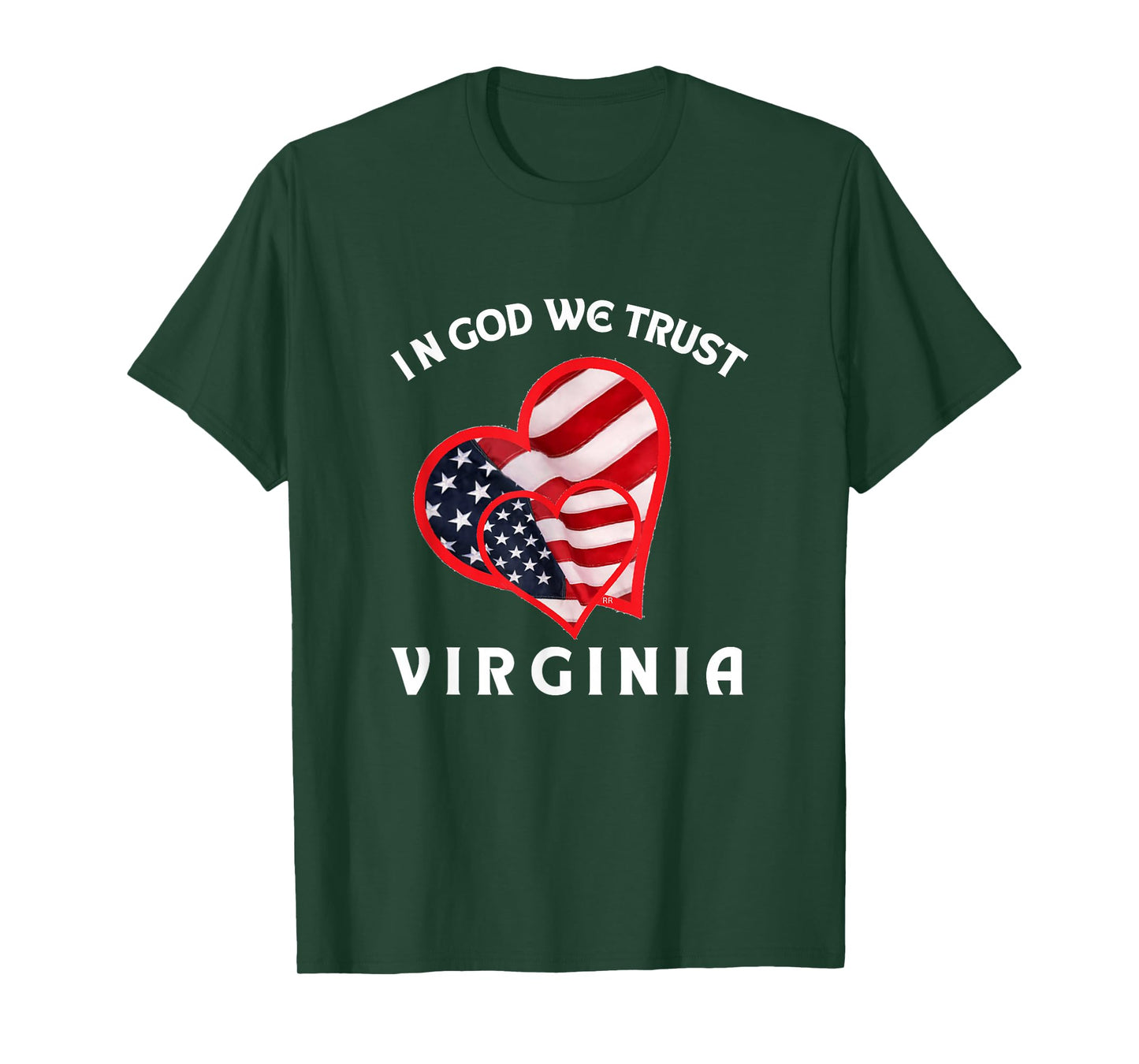 July 4th WE Trust GOD Virginia State T-Shirt