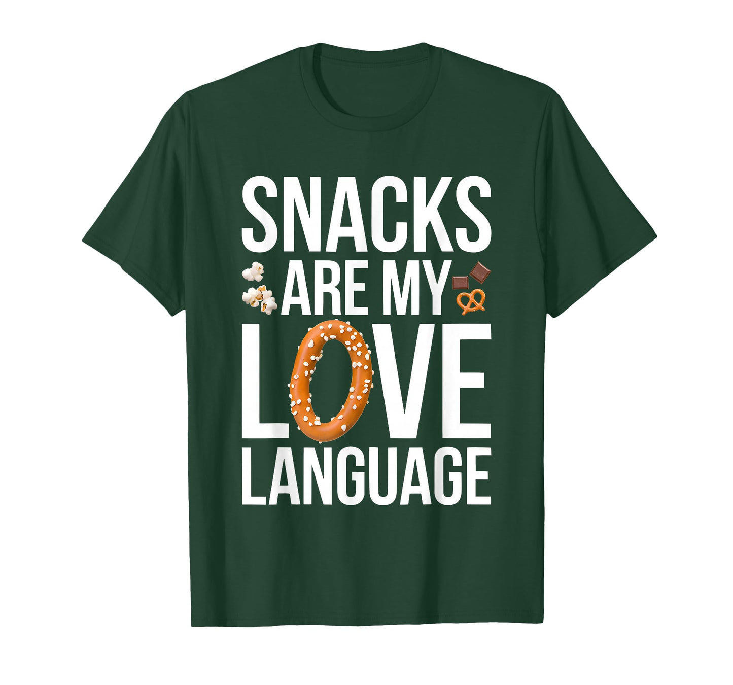 Snacks Are My Love Language Shirt Toddler Valentines Day T-Shirt