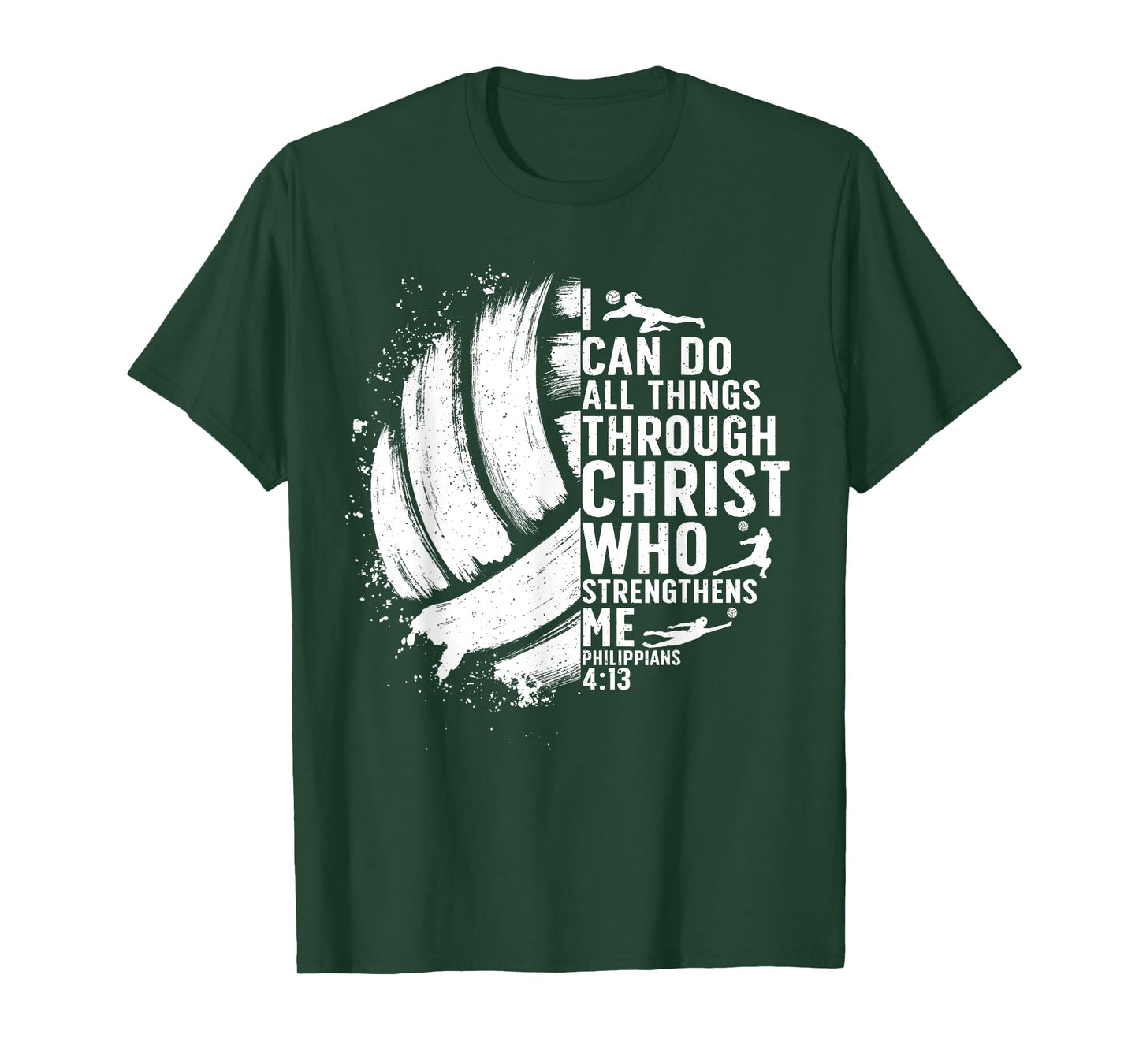 Funny Volleyball Christian Design For Men Women Boys Girls T-Shirt