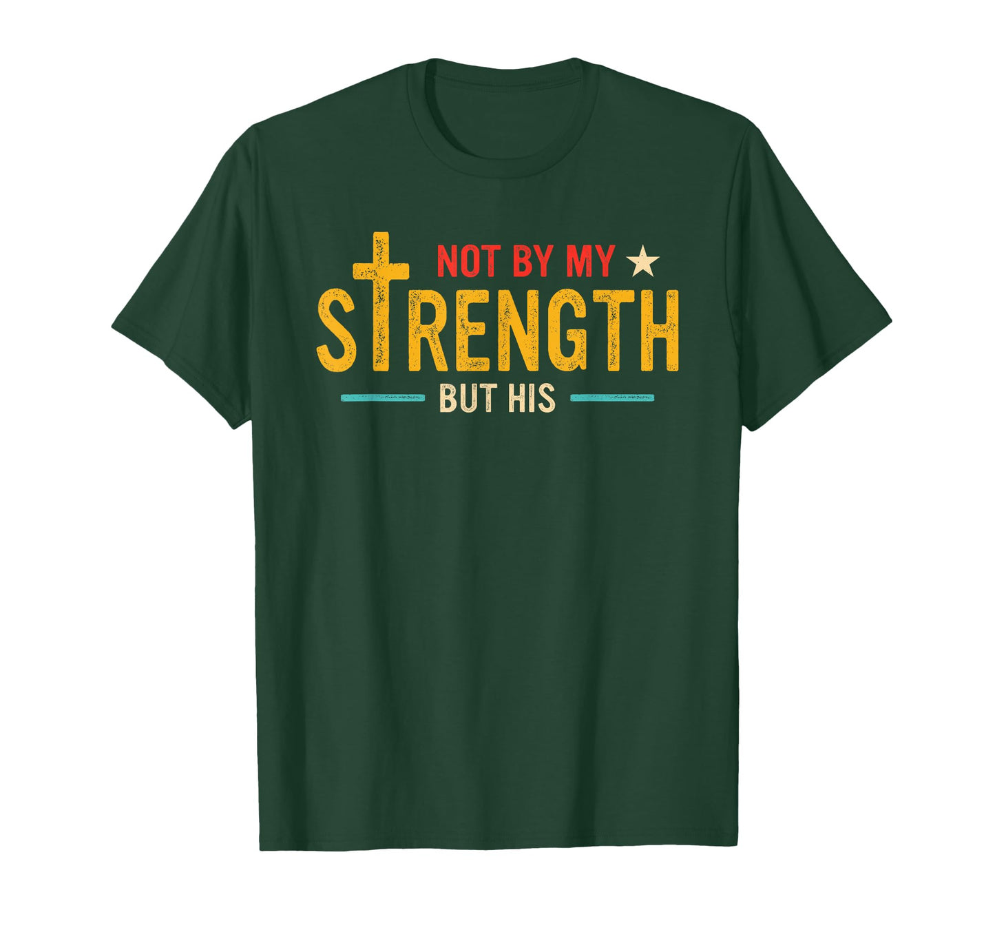 Not by My Strength But His Retro Vintage T-Shirt