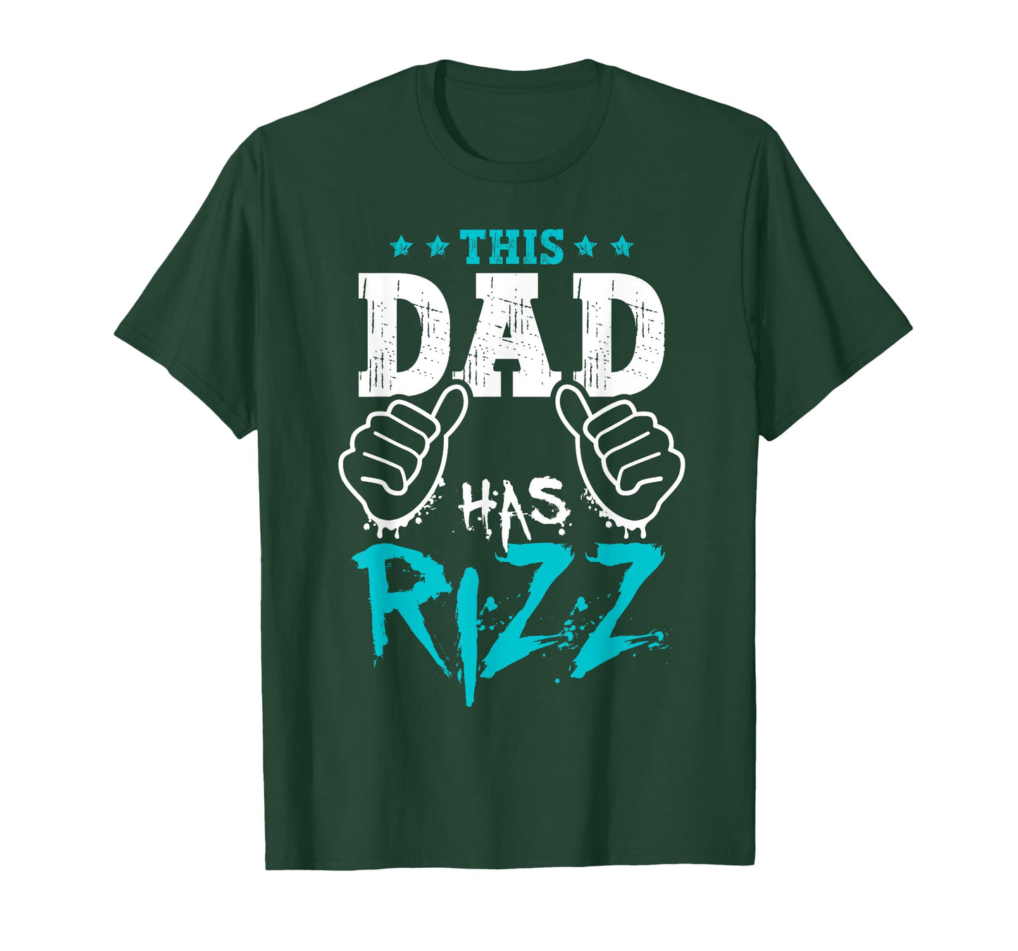 This Dad Has Rizz Meme Funny Rizzler Daddy Fathers Day T-Shirt