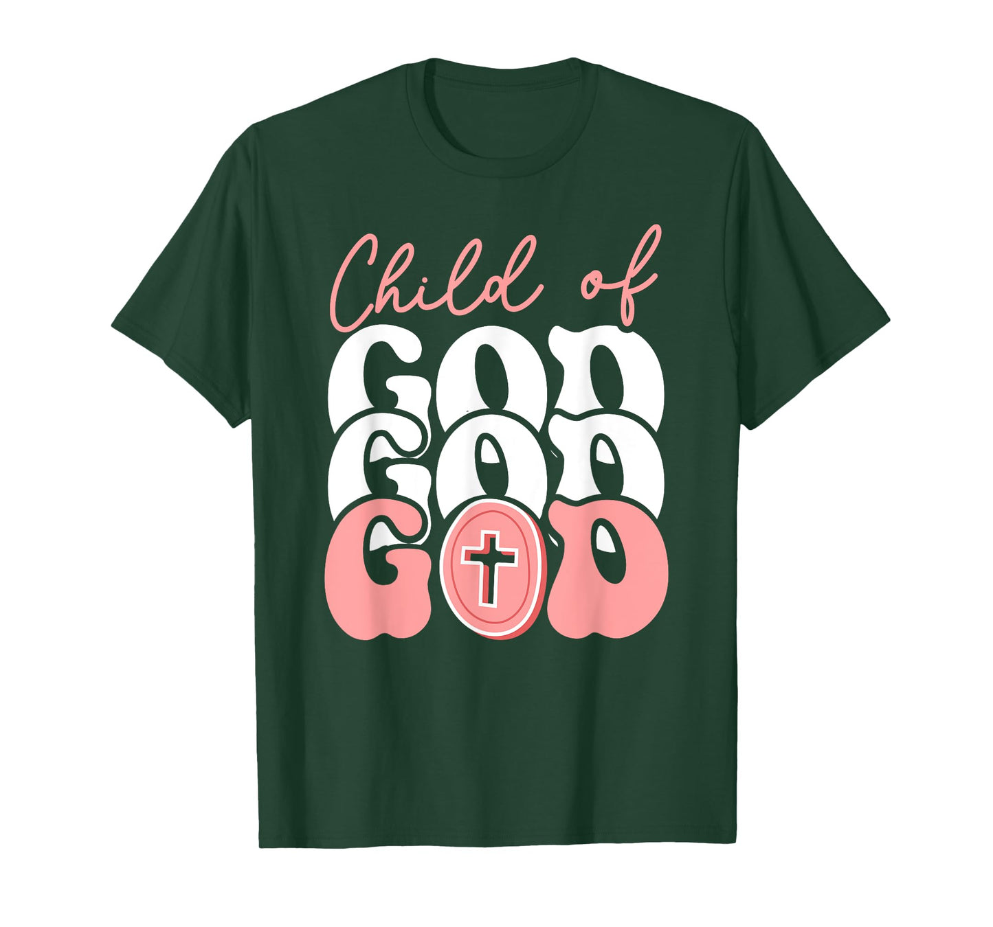 A Child of God The Way The Truth The Life Jesus Cross Lion T-Shirt