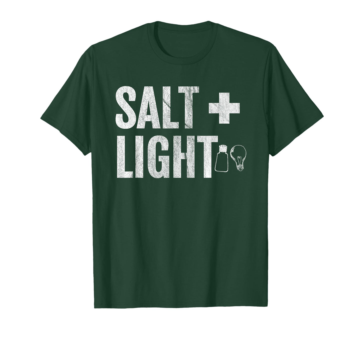 Salt & Light T-Shirt Matt 5:13-16 Bible Verse Christian Tee T-Shirt