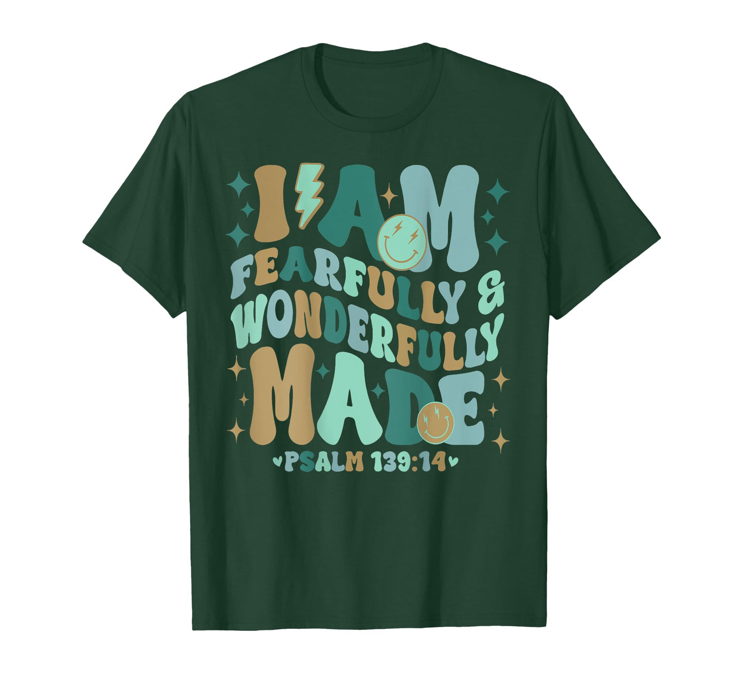 I am Fearfully & Wonderfully Made Retro T-Shirt