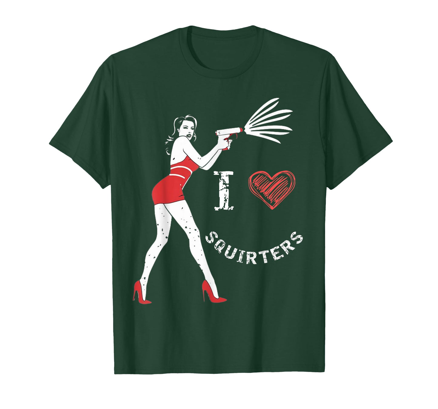 I Love Squirters Funny I Heart Squirters T-Shirt