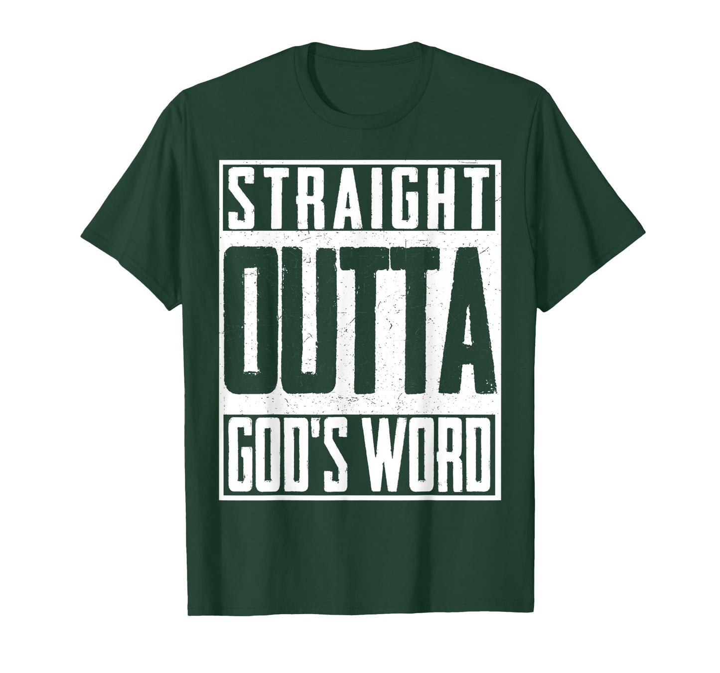 Straight Outta Gods Word Christian Christ T-Shirt