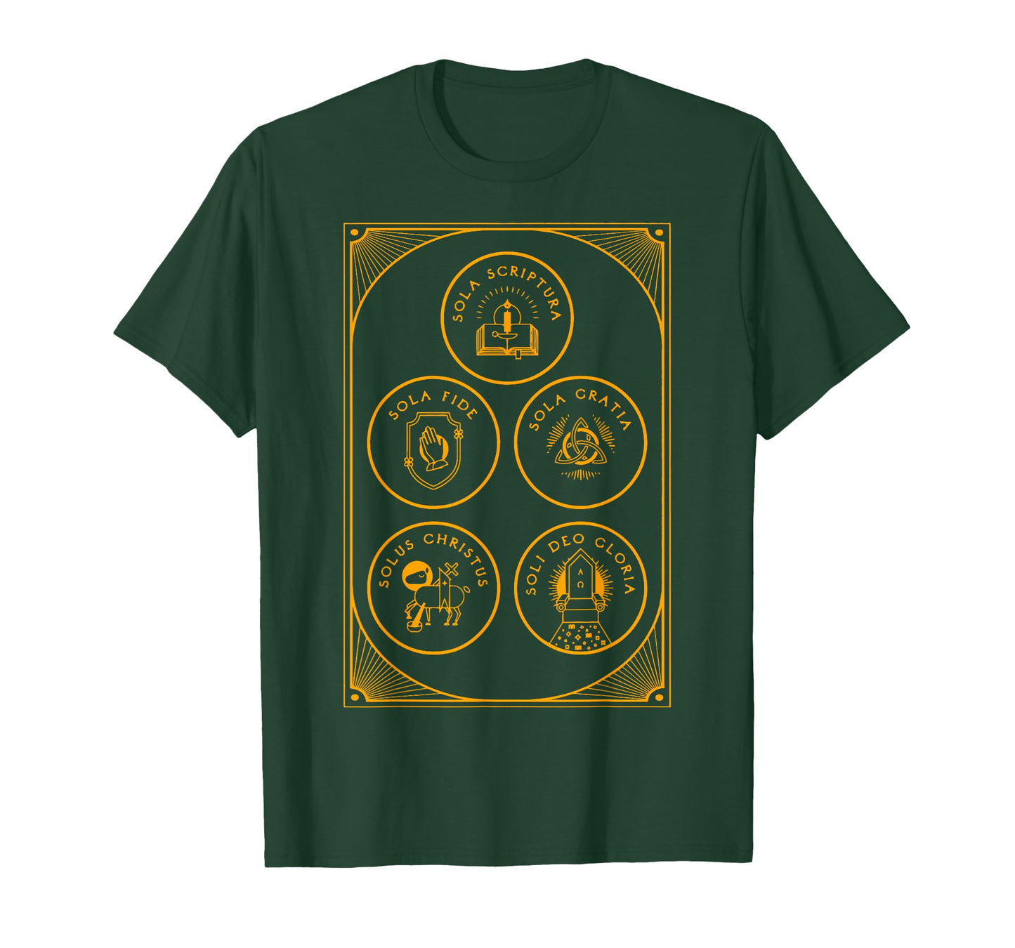 Sola Scriptura Protestant Christian Reformation 5 Solas T-Shirt