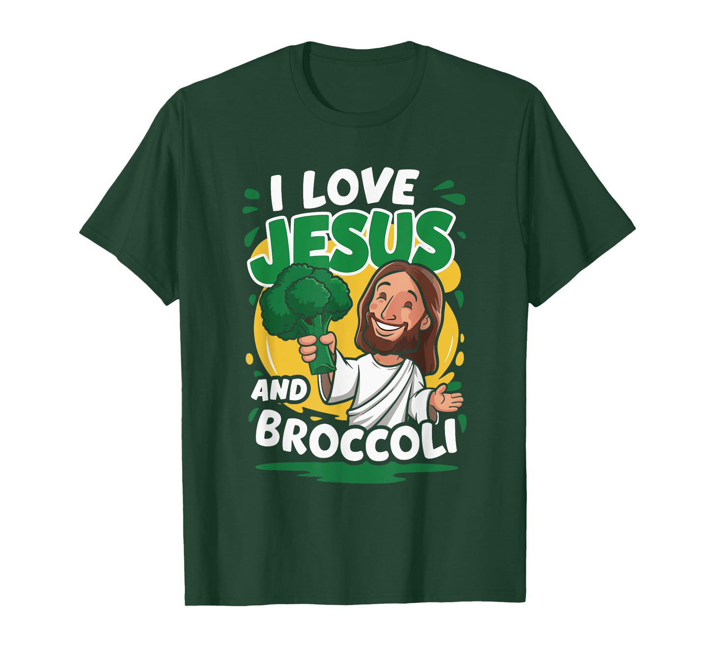 I Love Jesus And Broccoli T-Shirt