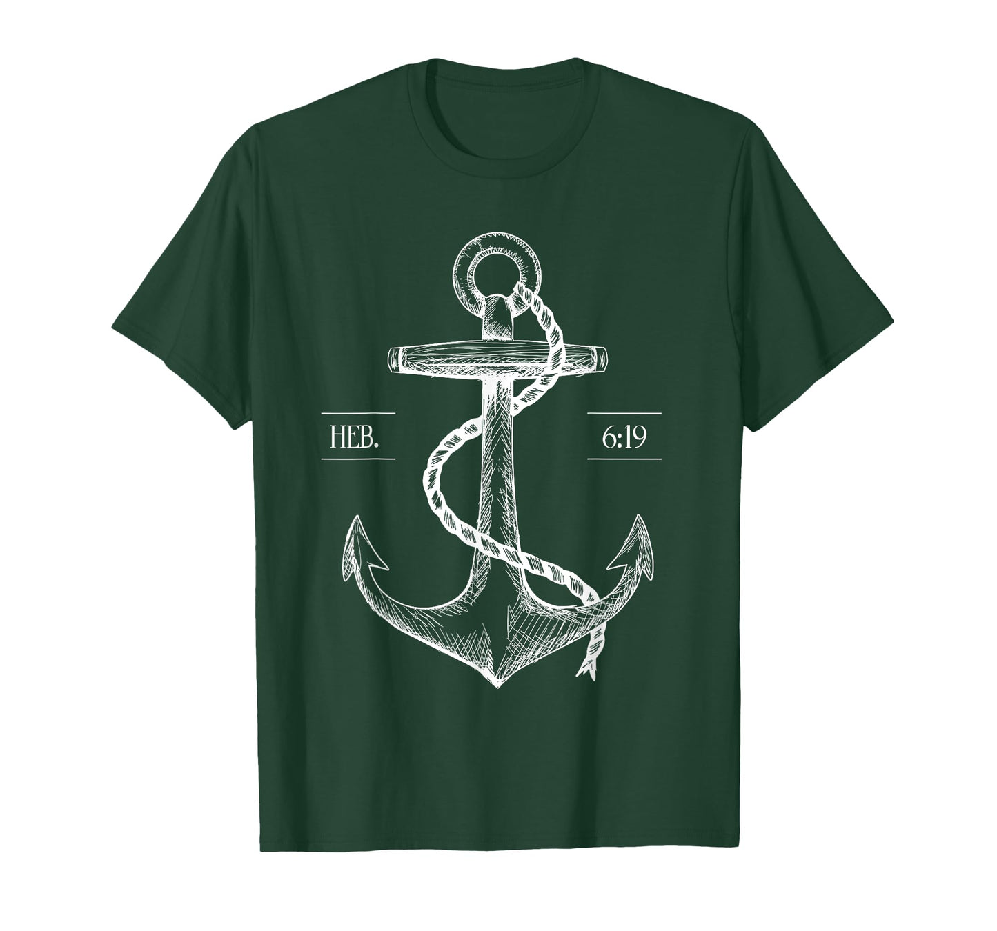 Jesus Is the Anchor of My Soul Hope Faith Anchored T Shirt T-Shirt
