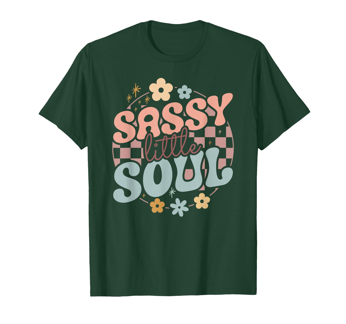 Sassy Little Girl Soul Funny Groovy sayings T-Shirt