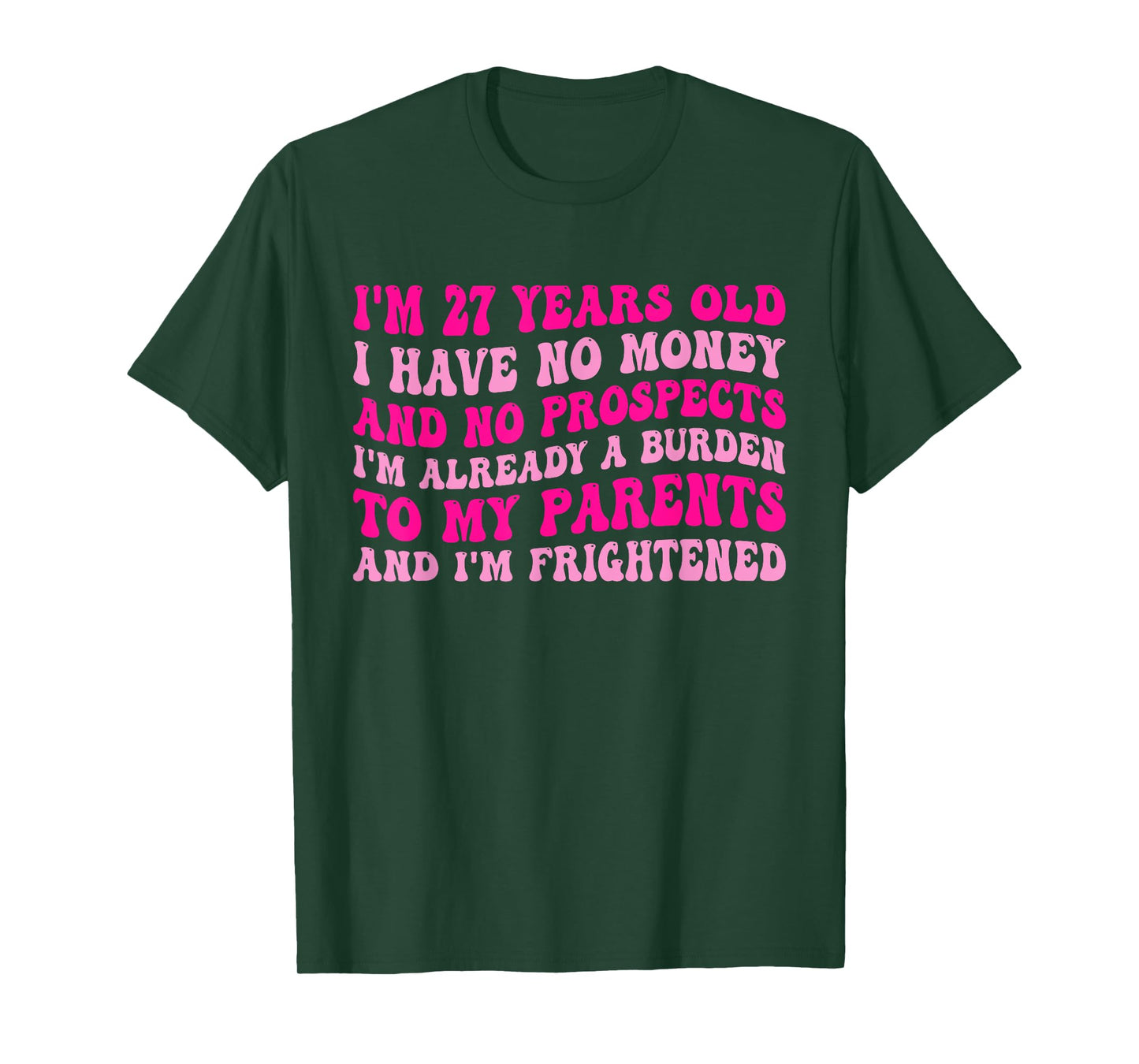 I'm 27 Years Old I Have No Money And No Prospects T-Shirt