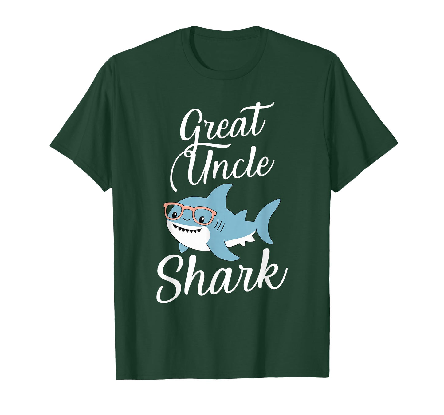 Great Uncle Shark Funny Matching Family T-Shirt