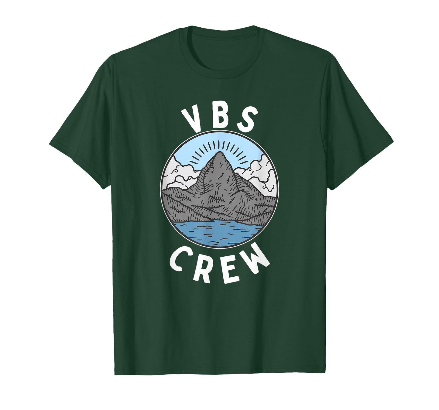 I Love VBS 2026 Crew Vacation Bible School Lake Mountain T-Shirt