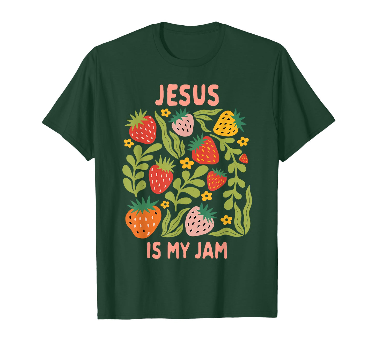 Christian Faith Religious Strawberry Jesus That Is My Jam T-Shirt