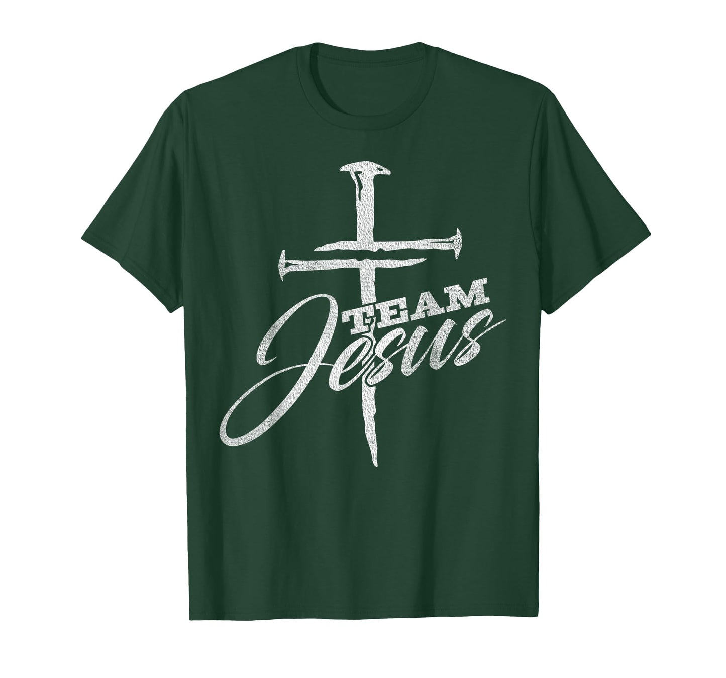 Vintage Cross Team Jesus Christian Tee T-Shirt