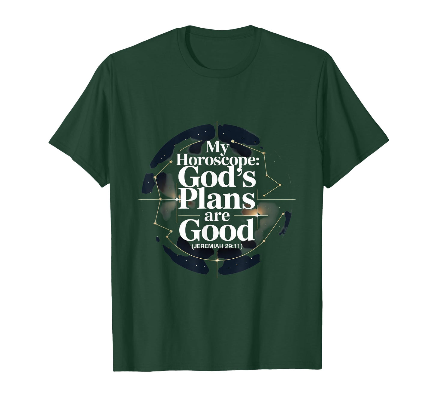 Christian My Horoscope God's Plans are Good T-Shirt