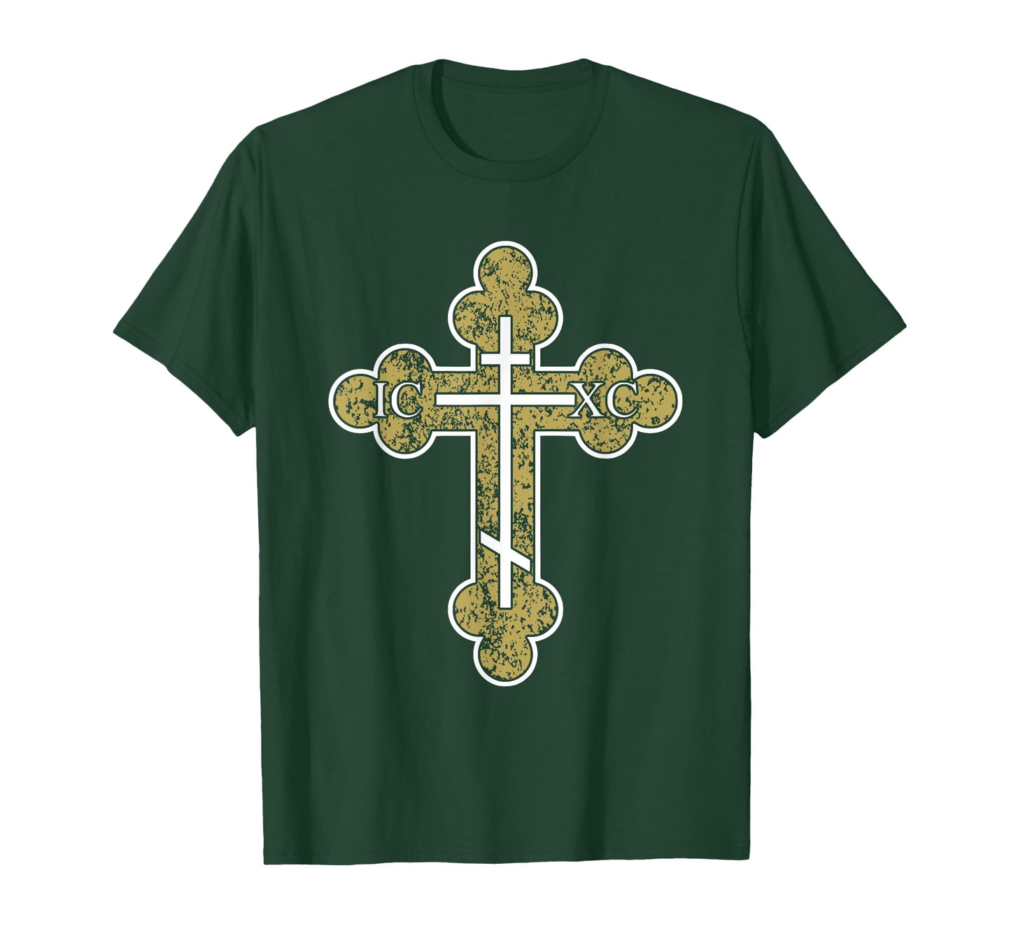 IC XC NIKA Cross Christogram Orthodox Eastern Christian T-Shirt