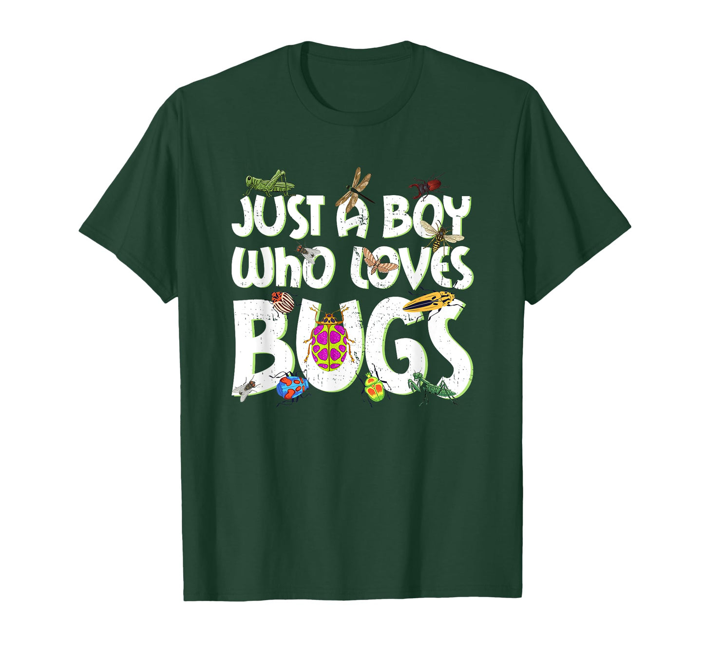 Just A Boy Who Loves Bugs Funny Kids Boys T-Shirt
