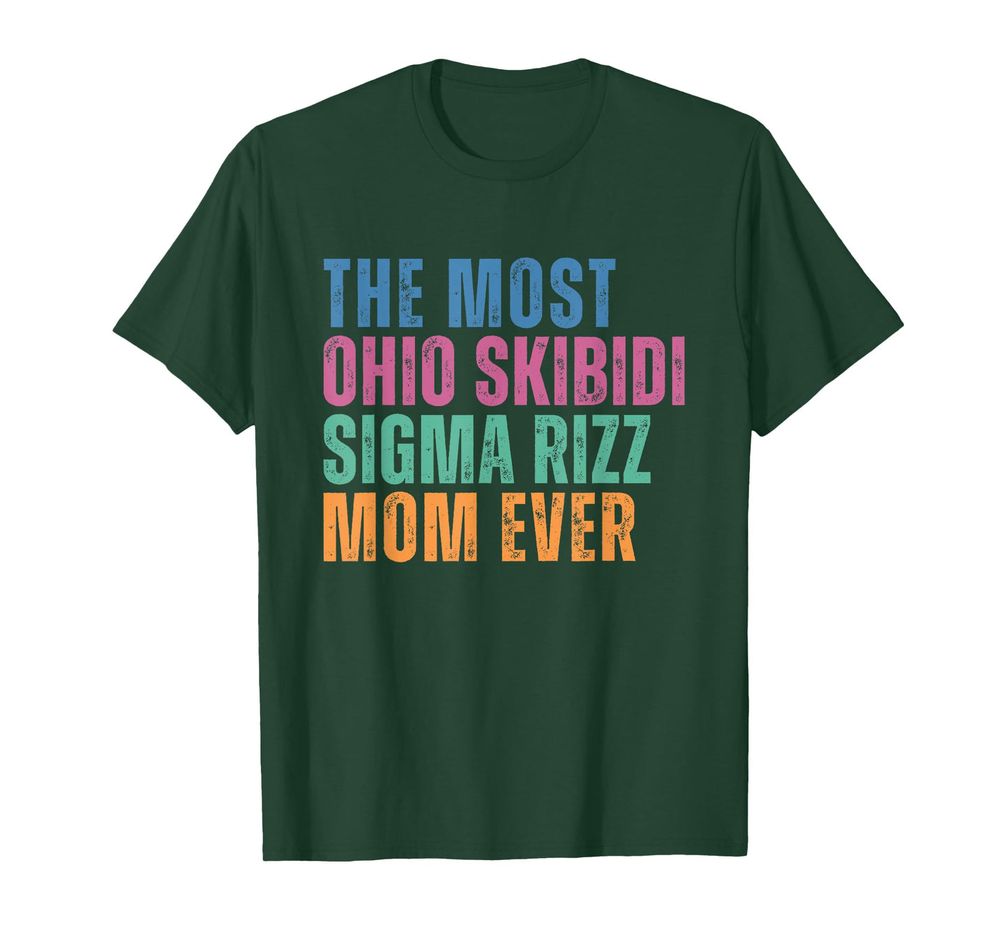 Funny Mothers Day Skibidi Rizz Mom Trendy Sigma Mom Meme T-Shirt