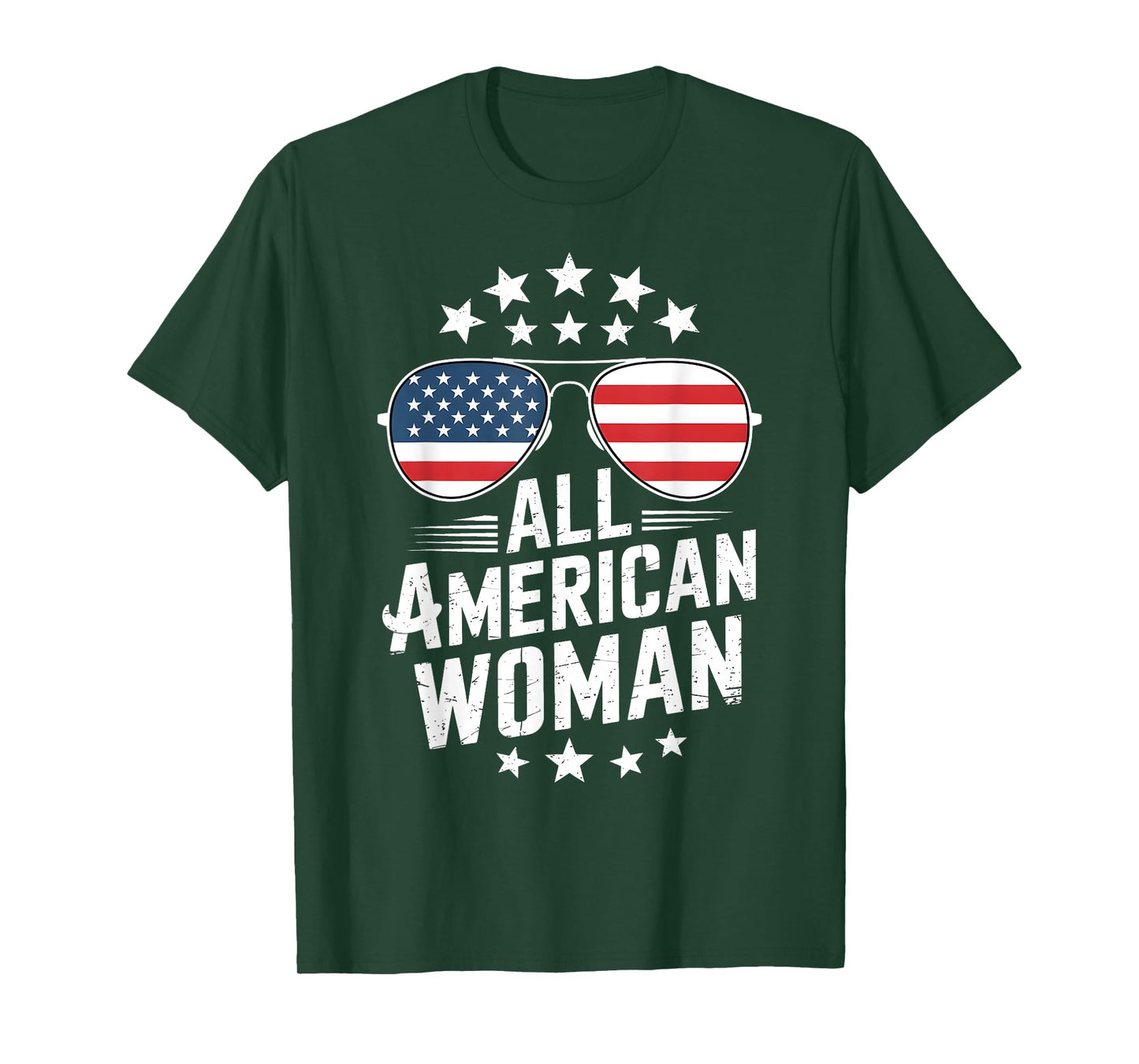 All American Woman 4th of July Women Fourth of July Women T-Shirt