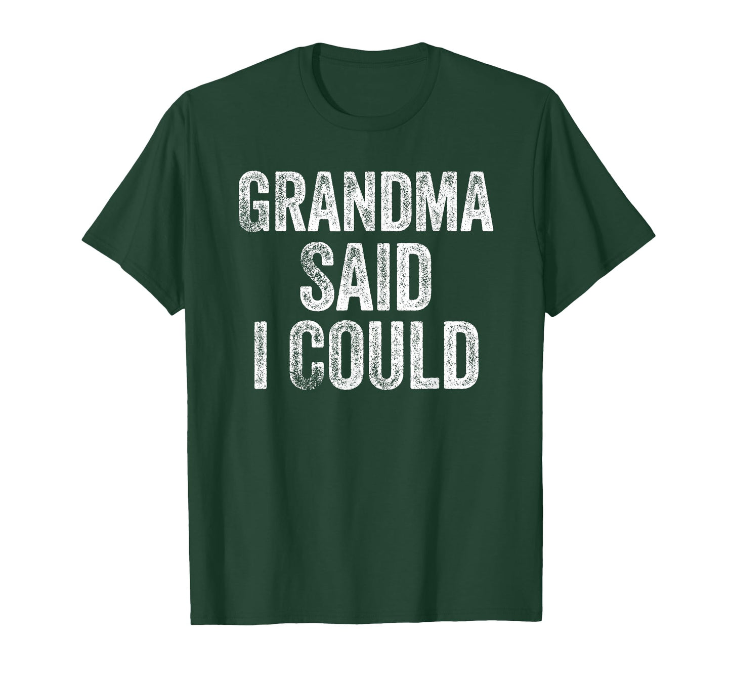 Grandma Said I Could Funny Grandchild Grandson Granddaughter T-Shirt