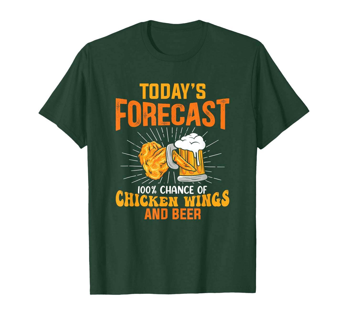 Chicken Wings Quote Fast Food Funny Fried Chicken Wings T-Shirt