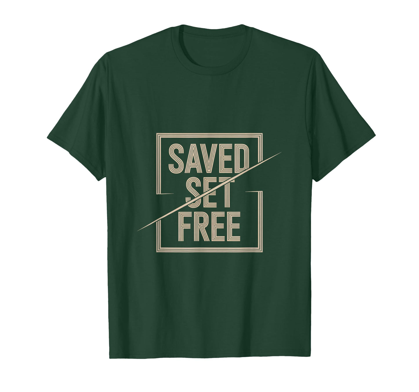 Christian Saved Set Free Faith Scripture T-Shirt