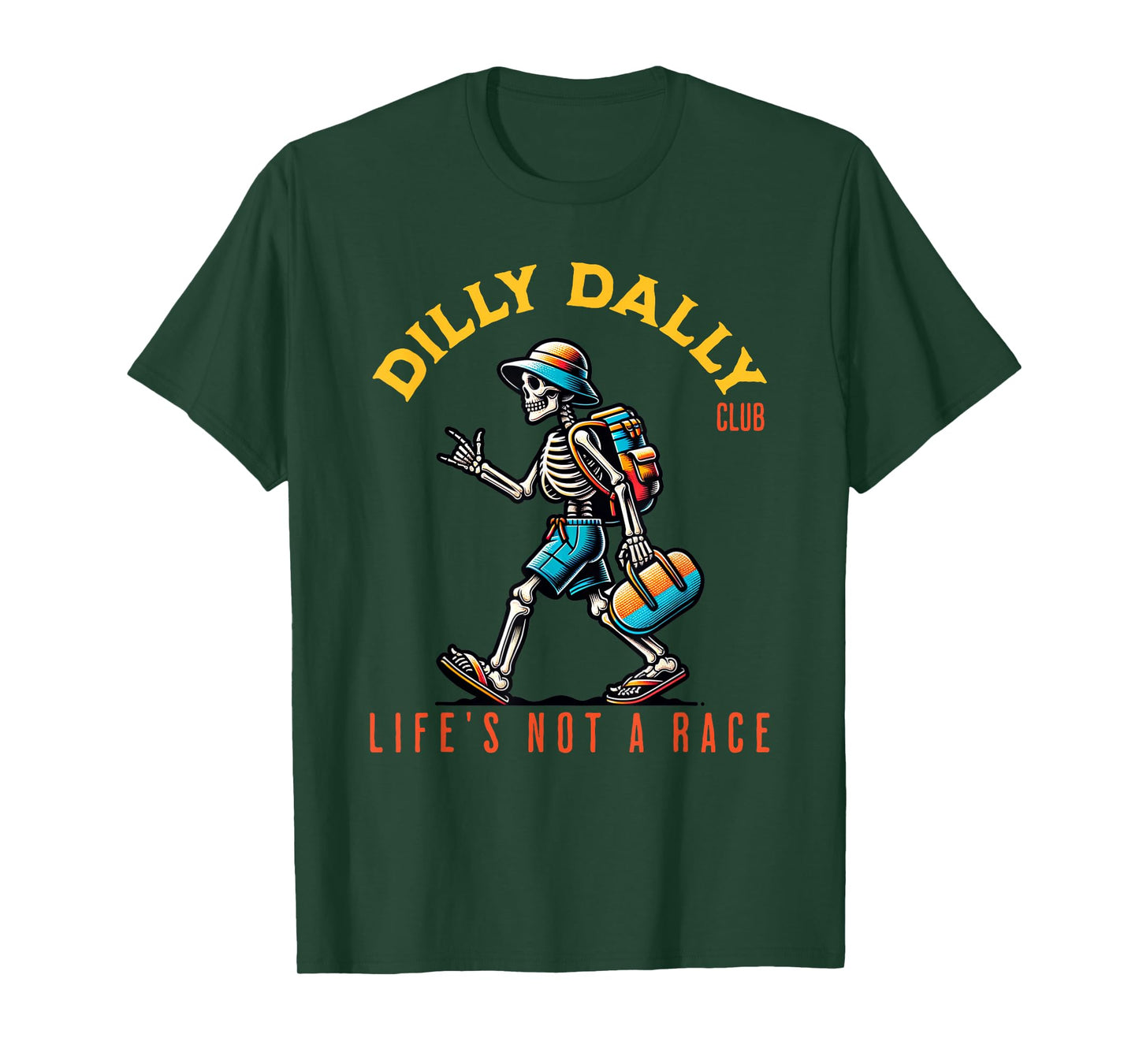 Dilly Dally Club | Fun Lazy T-Shirt