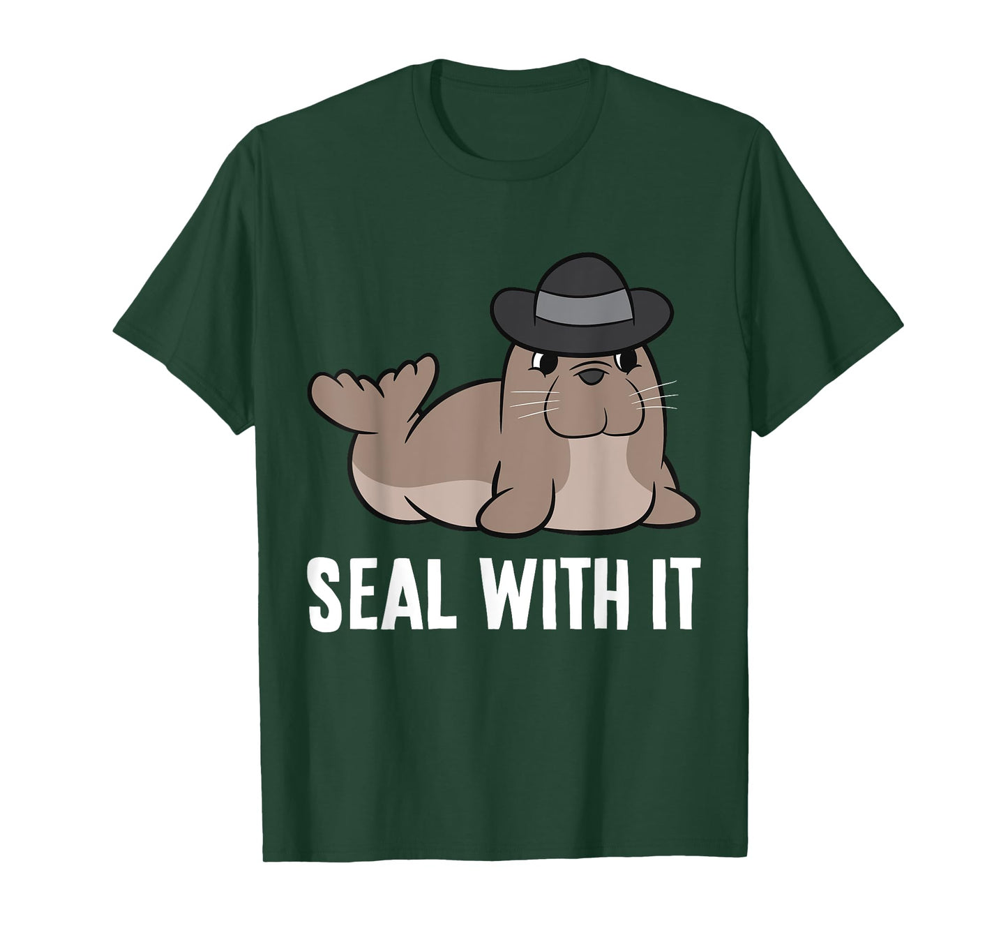Seal With It Funny Saying Seal Pun Cute Seal T-Shirt