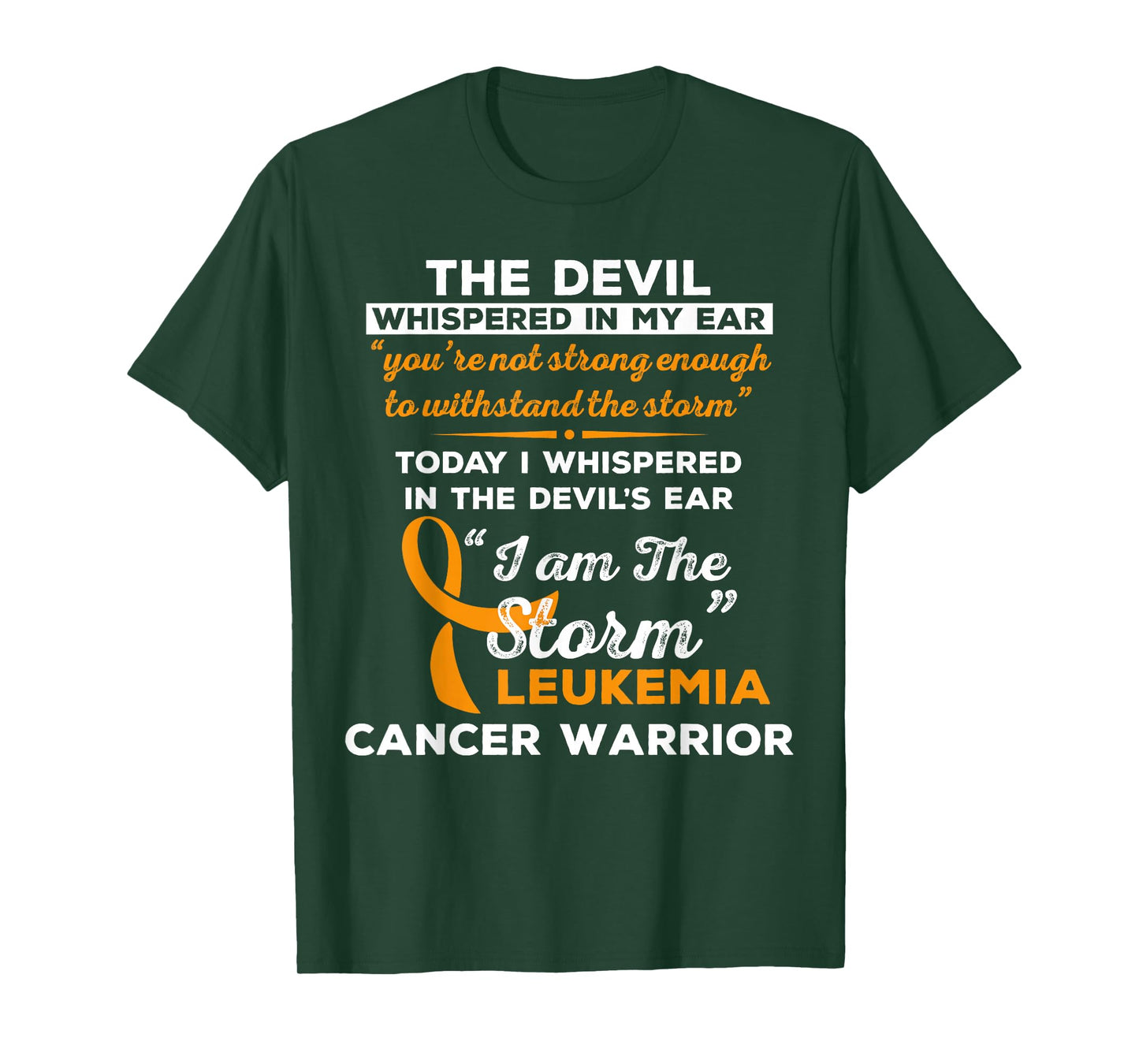 I Am the Storm Leukemia Cancer Warrior T-Shirt T-Shirt