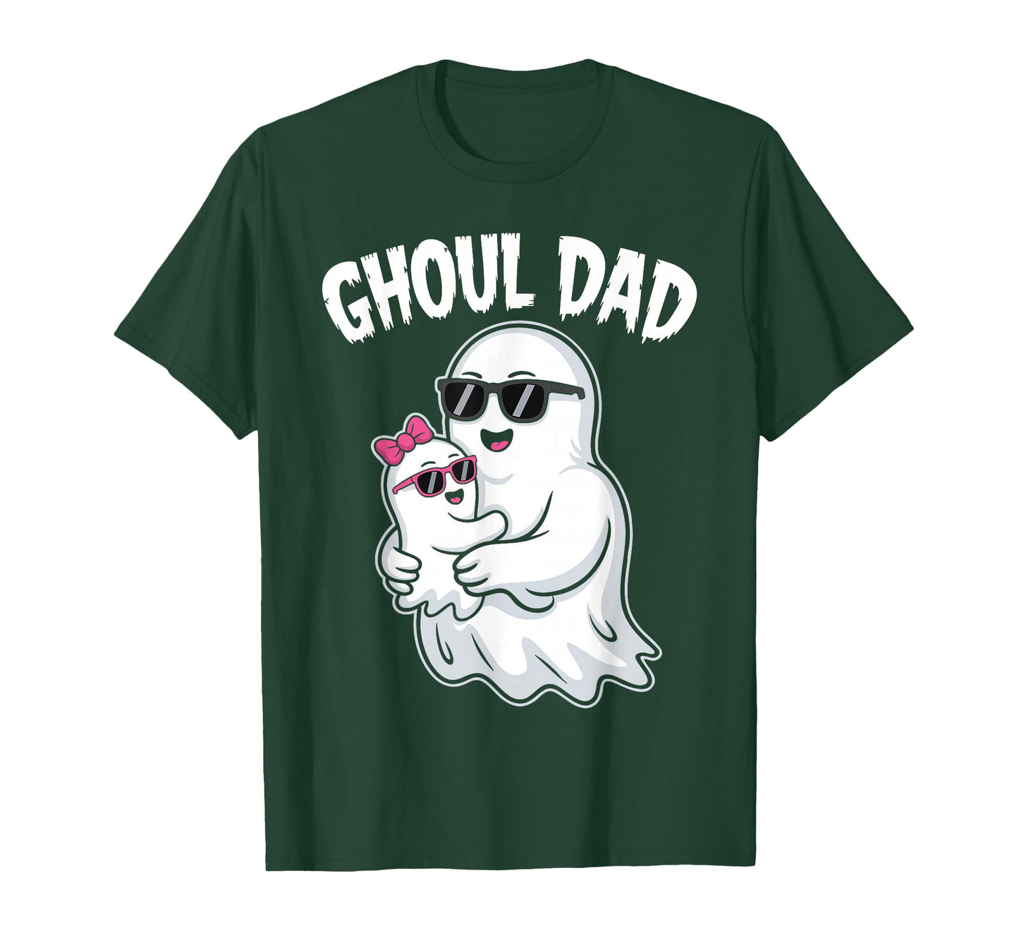 Ghoul Dad Shirt Men Daddy Spooky Halloween Ghost Costume T-Shirt
