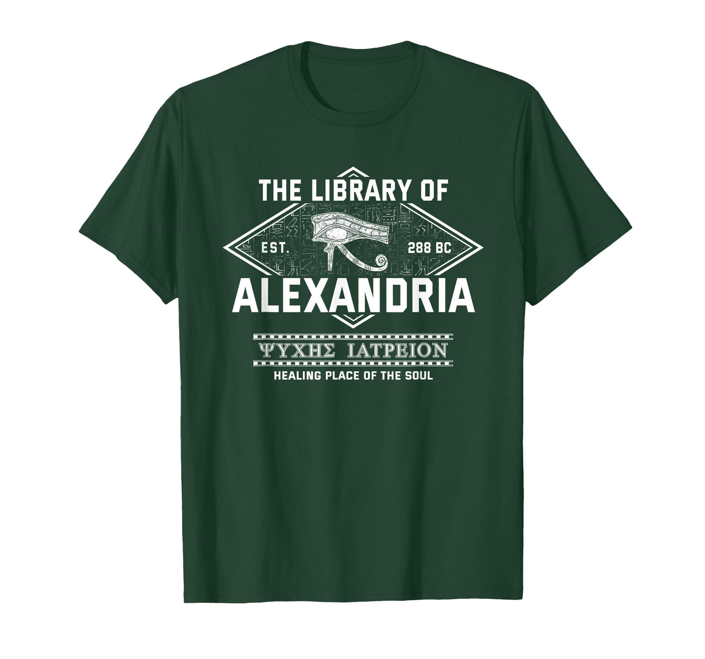 The Library Of Alexandria Ancient Egypt Egyptian Mythology T-Shirt