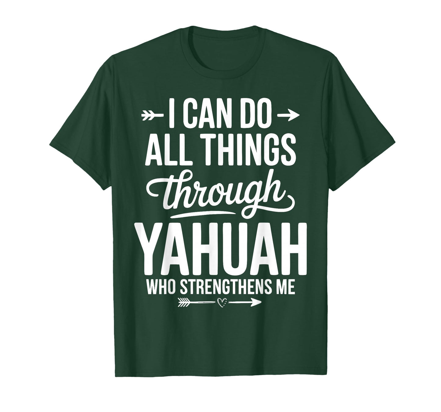 Hebrew Lion of Judah Yahuah Yahusha Faith Strength T-Shirt