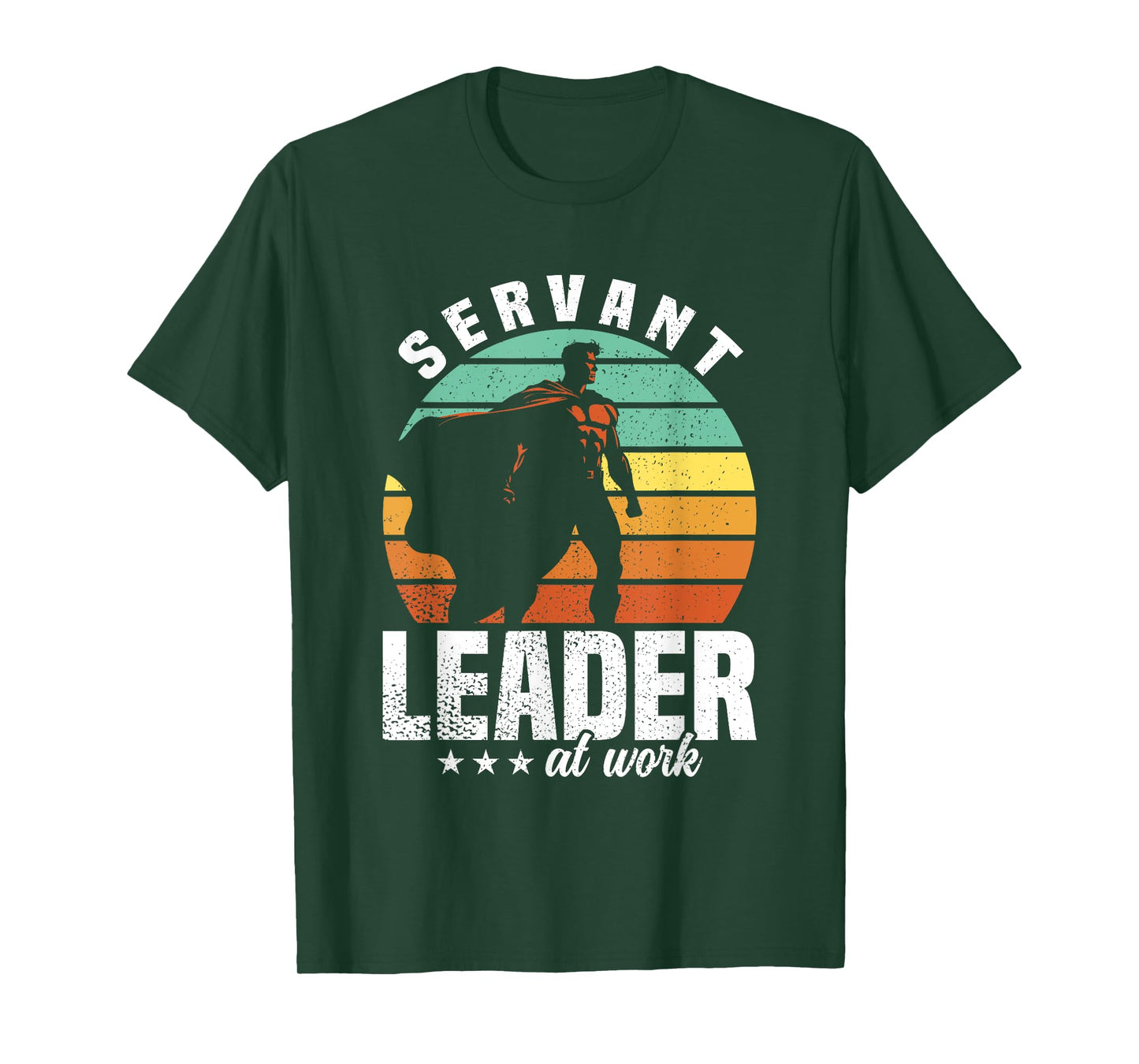 Servant Leadership Quote Leading Superhero Team Leader T-Shirt