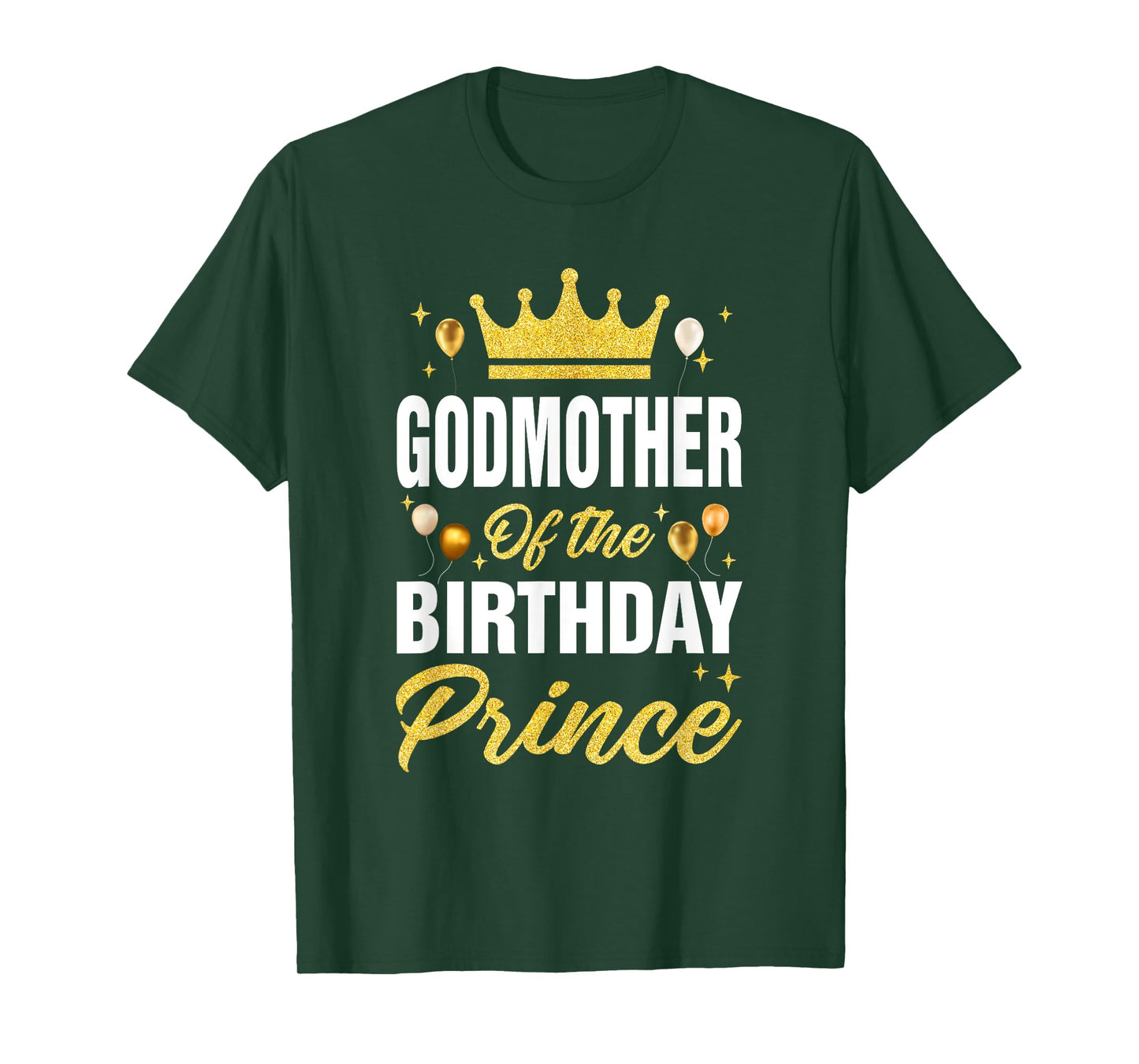 Godmother Of The Birthday Prince Boys Bday Party For Him T-Shirt