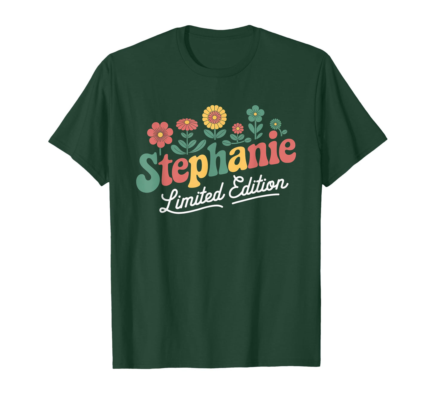 Stephanie Limited Edition Vintage Custom Name Wife Grandma T-Shirt