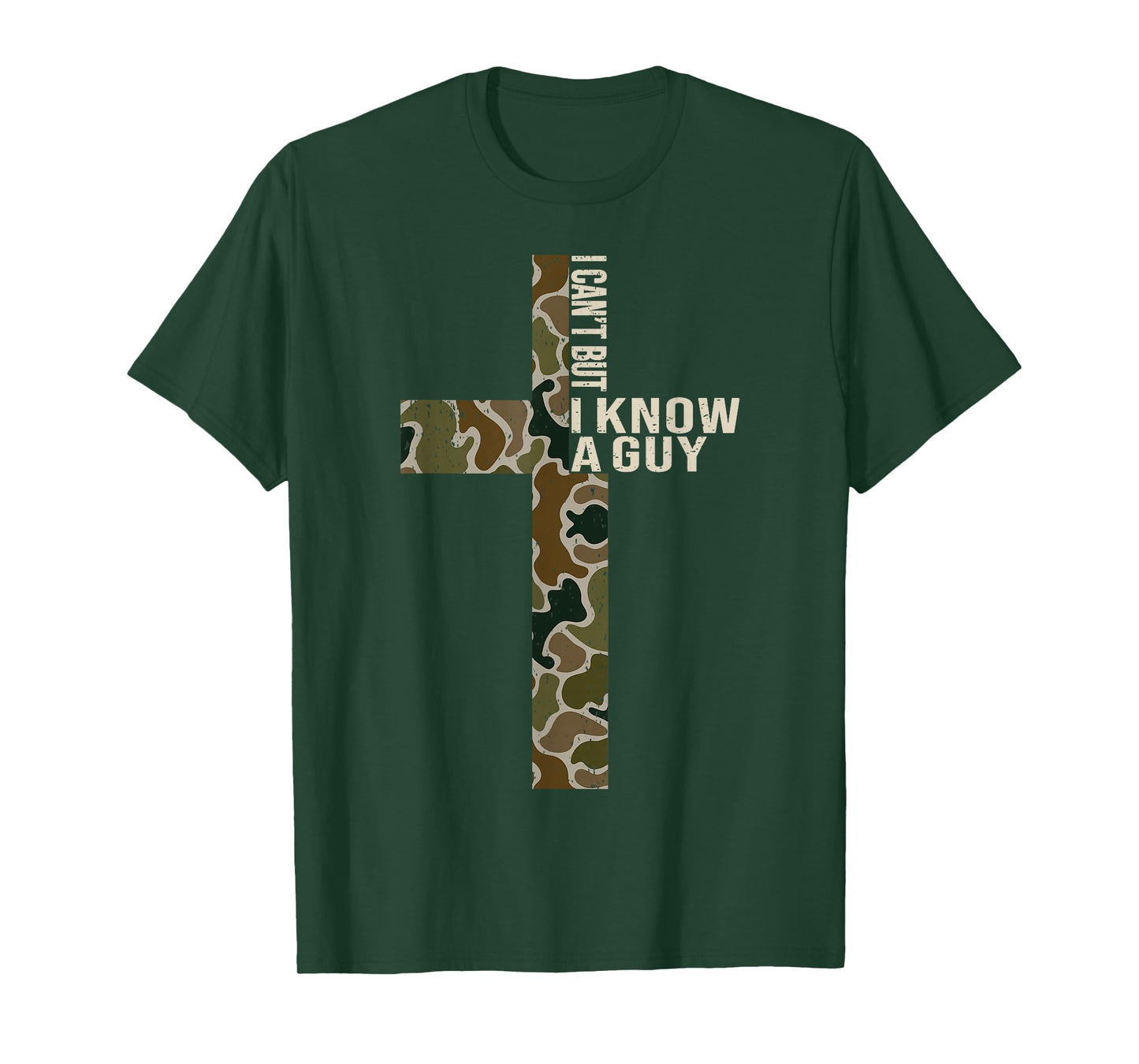 Jesus I Can't But I Know A Guy Christian Cross God Faith T-Shirt