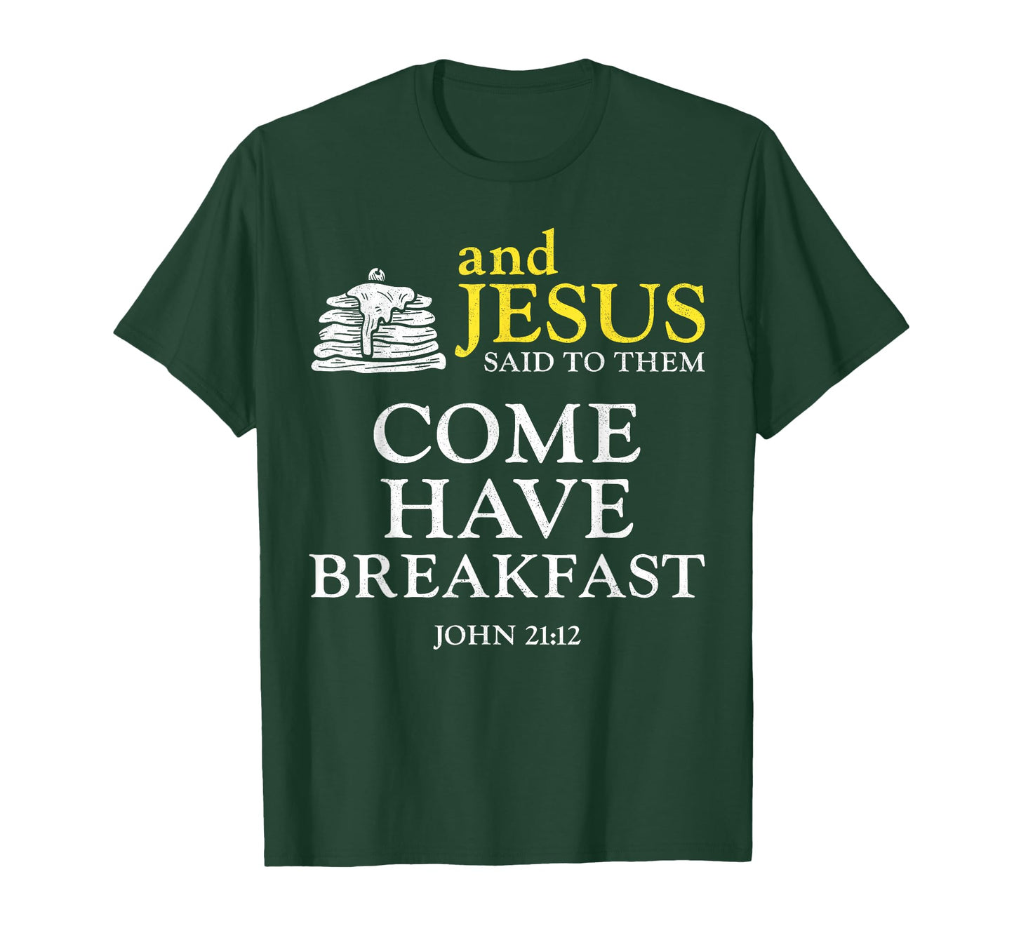 Pancake Lover Kids Bible Quote Faith Christian And Jesus T-Shirt