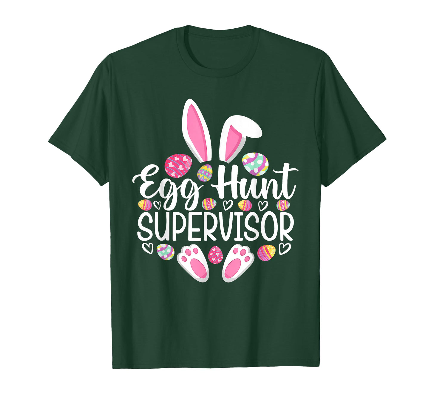 Egg Hunt Supervisor Funny Easter Day Egg Hunt Squad T-Shirt