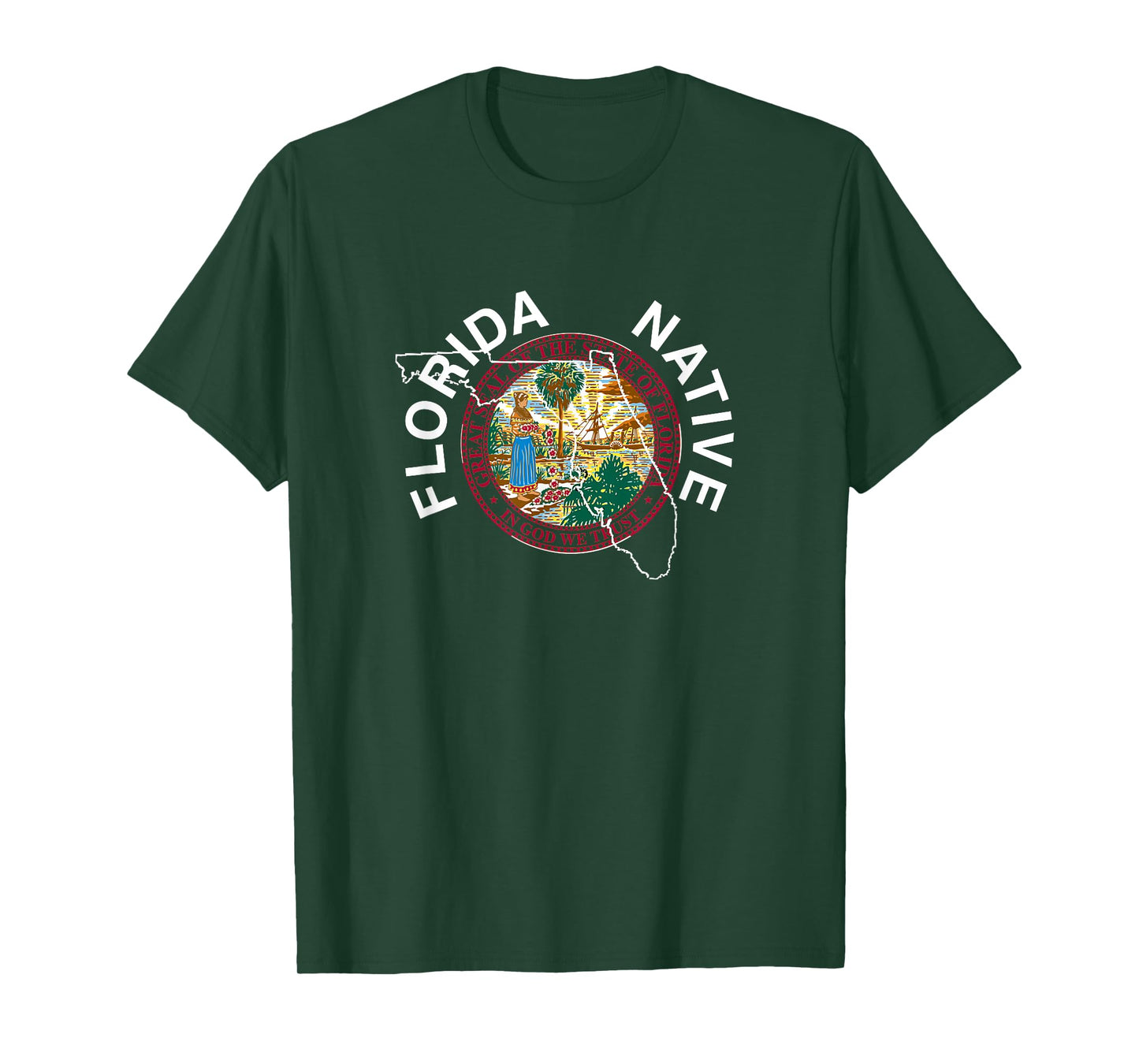 Florida-Native-State-Great-Seal-Stamp T-Shirt