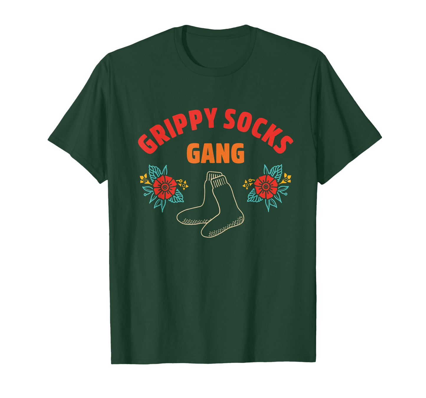 Grippy Socks Gang Retro Vintage T-Shirt