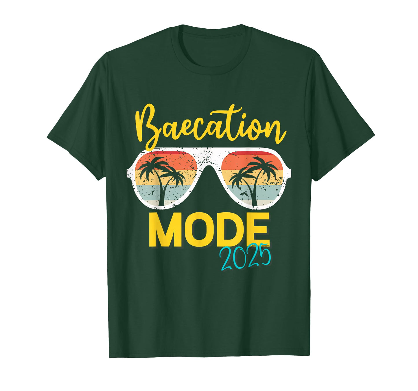 Baecations Mode 2025 Matching Couples Trip Beach Vacation T-Shirt