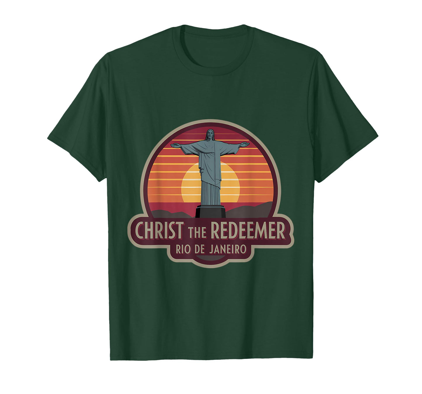 Christ the Redeemer Rio de Janeiro Brazil Souvenir City T-Shirt